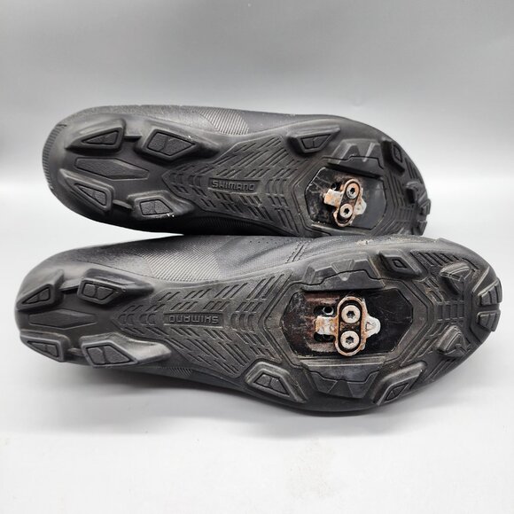 Shimano XC1 SH-XC100 Men’s US 8.9 EU43 MTB Cycling Shoes SPD Cleats Black - Picture 8 of 8